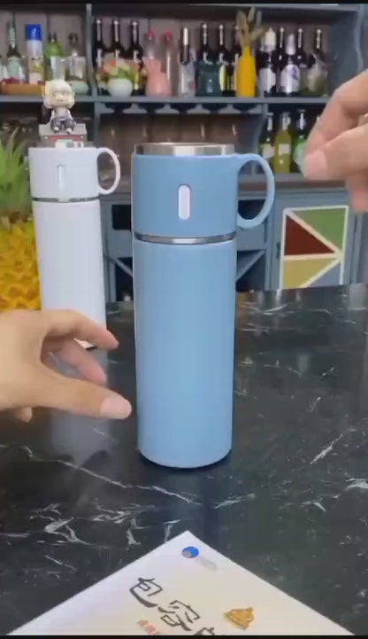 VACUUM FLASK WITH 3 CUP